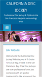 Mobile Screenshot of californiadiscjockey.com